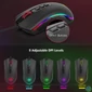 Kép 5/8 - Redragon Cobra Wired gaming mouse Black egér