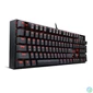 Kép 2/4 - Redragon Mitra Red Backlight Mechanical Keyboard Blue Switches Black HU billentyűzet