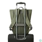 Kép 16/24 - RivaCase 7826 ECO 17L Roll top backpack 14" Olive Green notebook táska