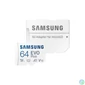 Kép 1/8 - Samsung 64GB microSDXC EVO Plus Class10 U3 A2 V30 + adapterrel memóriakártya
