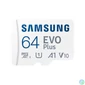 Kép 4/8 - Samsung 64GB microSDXC EVO Plus Class10 U3 A2 V30 + adapterrel memóriakártya