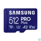 Kép 2/3 - Samsung 512GB microSDXC Pro Plus Class10 U3 A2 V30 + adapterrel memóriakártya