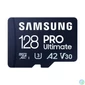 Kép 1/3 - Samsung 128GB microSDXC Pro Ultimate Class10 U3 A2 V30 + adapterrel memóriakártya