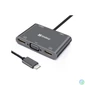 Kép 1/2 - Sandberg USB-C Dock 2xHDMI+1xVGA+USB+PD Gray