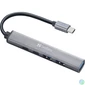 Kép 3/4 - Sandberg USB-C to 3xUSB-A+2xUSB-C SAVER Silver usb hub