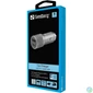 Kép 2/2 - Sandberg Car Charger 1xQC3.0+1xUSBC 48W Grey töltő