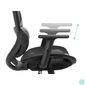 Kép 7/8 - Sandberg ErgoFusion Gaming Chair Black gaming szék