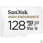Kép 2/3 - Sandisk 128GB microSDXC High Endurance Class 10 CL10 U3 V30 + adapterrel memóriakártya