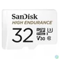 Kép 3/3 - Sandisk 32GB microSDHC High Endurance  Class 10 CL10 U3 V30 + adapterrel memóriakártya