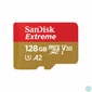 Kép 2/3 - Sandisk 128GB microSDXC Class 10 U3 V30 A2 Extreme + adapterrel memóriakártya