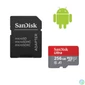 Kép 1/2 - Sandisk 256GB microSDXC Ultra Class 10 UHS-I A1 (Android) + adapterrel memóriakártya