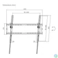 Kép 7/8 - SBOX PLB-3446T-2 37"-80" Universal Wall Stand with Tilt
