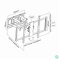 Kép 2/2 - SBOX PLB-3769 Wall mount 60"-100" Black