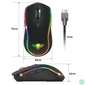 Kép 4/6 - Spirit Of Gamer Pro-M9 RGB Wireless Gaming Mouse Black egér