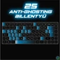 Kép 4/6 - Spirit Of Gamer Elite K70 Wireless Bluetooth Semi-Mechanical Keyboard Black HU billentyűzet
