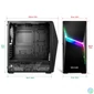 Kép 7/7 - Spirit Of Gamer Clone 4 RGB Tempered Glass Black gépház