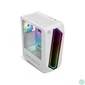 Kép 3/7 - Spirit Of Gamer Intinity Dark Tempered Glass White gépház