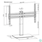 Kép 4/5 - Stansson WM-3770 TV Wall mount 37"-70" Black