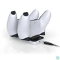 Kép 3/4 - Subsonic PS5 Controller Dual Charging Station White/Black