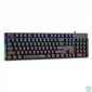 Kép 3/8 - T-Dagger Naxos Wired Keyboard Blue Switch Black HU billentyűzet