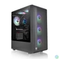 Kép 1/6 - Thermaltake S200 TG ARGB Tempered Glass Black gépház
