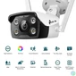 Kép 2/2 - TP-Link VIGI C340-W (4mm) 4MP Wi-Fi Turret Network Camera biztonsági kamera