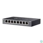 Kép 2/5 - TP-Link DS108GP Omada 8-Port Gigabit Unmanaged Desktop Switch with 8-Port PoE+
