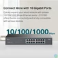 Kép 6/10 - TP-Link LS1016G 16-Port Gigabit Desktop/Rackmount Switch