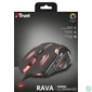 Kép 8/8 - Trust GXT 108 Rava Illuminated Gaming Mouse Black egér