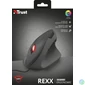 Kép 11/11 - Trust GXT 144 Rexx Vertical Gaming mouse Black egér