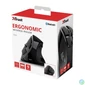 Kép 6/6 - Trust Voxx Rechargeable Ergonomic Wireless Mouse Black egér