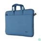 Kép 1/5 - Trust Bologna Eco-friendly Slim Laptop Bag for 16" Blue notebook táska