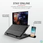 Kép 6/13 - Trust GXT 1125 Quno Laptop Cooling Stand