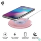 Kép 2/12 - Trust Qylo Fast Wireless Charging Pad 7.5/10W Pink töltő
