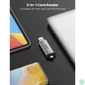 Kép 2/4 - UGREEN 2-in-1 USB-C OTG Card Reader Grey kártyaolvasó