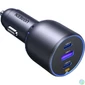 Kép 1/5 - UGREEN 75W 3-Port Fast Car Charg Grey töltő