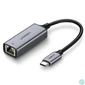 Kép 1/4 - UGREEN USB-C Ethernet Adapter Grey hálókártya
