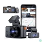 Kép 1/4 - VANTRUE Element 3 Triple WiFi Dash Cam videokamera