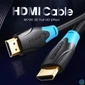 Kép 3/6 - Vention HDMI A male - HDMI A male cable 8m Black kábel