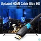 Kép 4/6 - Vention HDMI A male - HDMI A male cable 8m Black kábel