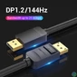 Kép 3/4 - Vention Displayport cable 1,5m Black kábel