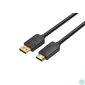 Kép 1/4 - Vention Displayport male to HDMI A male cable 1,5m Black kábel
