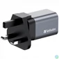 Kép 3/6 - Verbatim 35W 2-Port GaN Wall Charger Black töltő