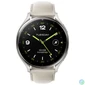 Kép 1/6 - Xiaomi Watch 2 Titan Gray Case with White Leather Strap okosóra