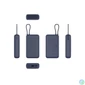 Kép 2/2 - Xiaomi 33W 20000mAh PowerBank (Integrated Cable) Blue