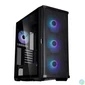 Kép 1/9 - Zalman Z10 Plus RGB Tempered Glass Black gépház