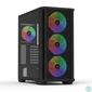 Kép 2/9 - Zalman Z10 Plus RGB Tempered Glass Black gépház