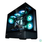 Kép 5/9 - Zalman P30 Tempered Glass Black gépház