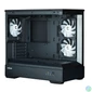 Kép 6/9 - Zalman P30 Tempered Glass Black gépház