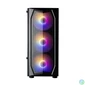 Kép 4/4 - Zalman N4 Rev.1 RGB Tempered Glass Black gépház